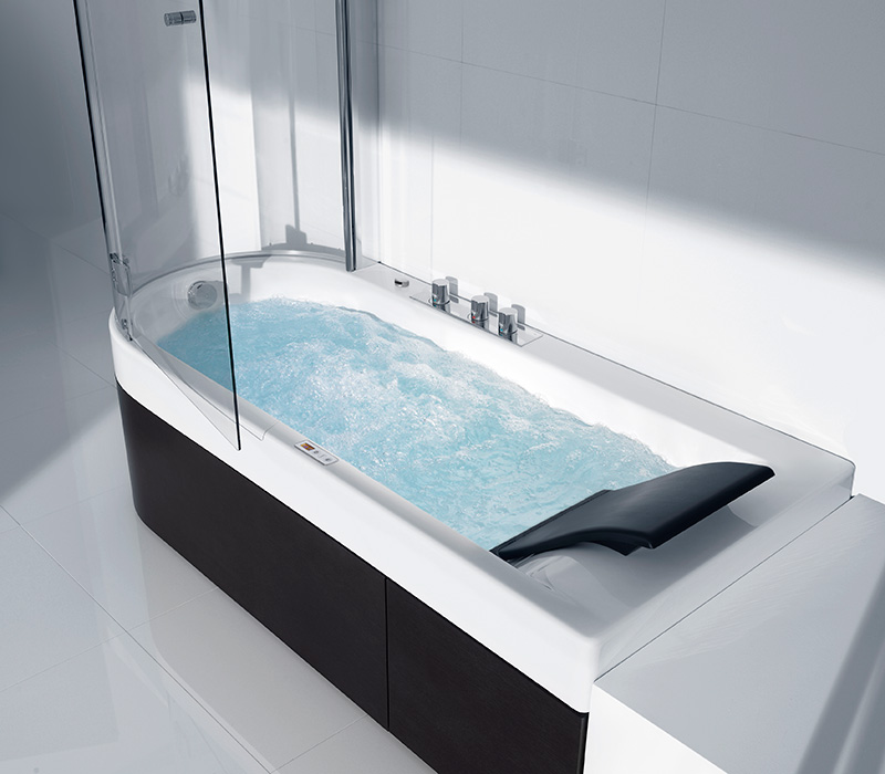Diseño baño bañera agua happening