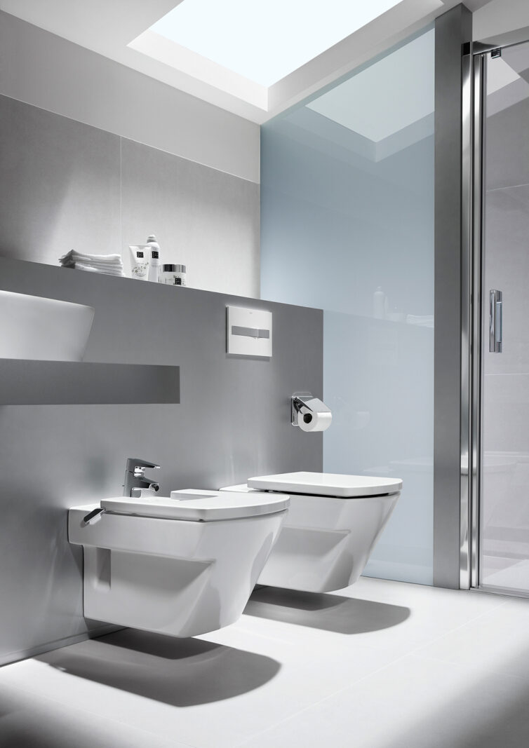 Diseño baño inodoro hall