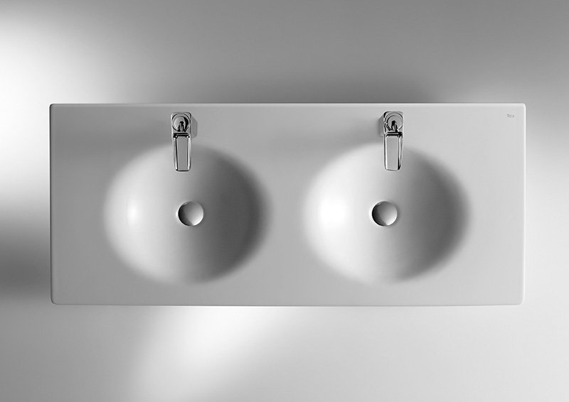Diseño baño lavabo doble kalahari