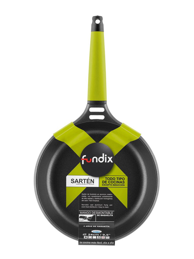 Diseño de sartén antiadherente Fundix.