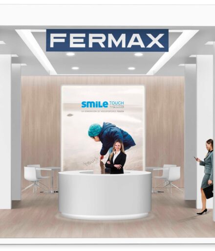 Diseño del stand en el evento Intersec