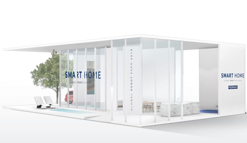 Diseño del stand Smart Home de Fermax.