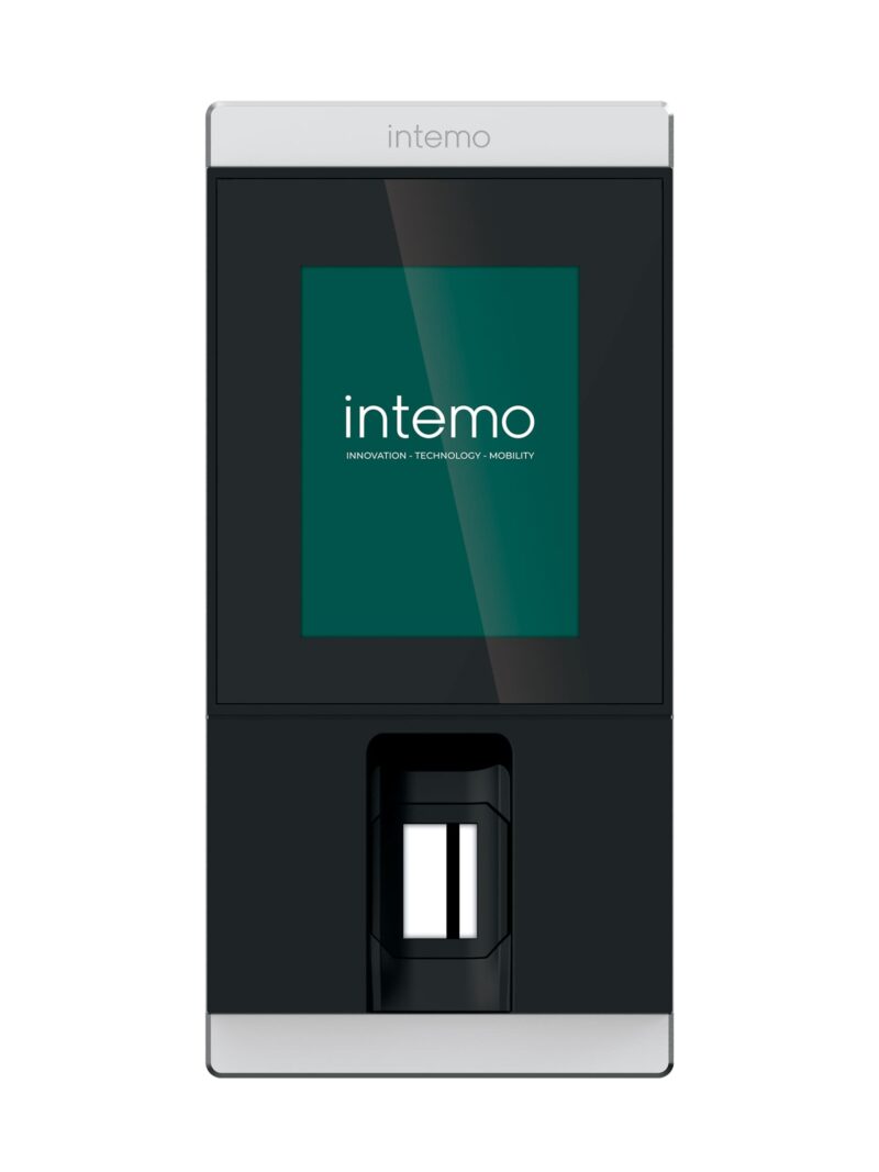 Diseño de producto de control de acceso biométrico.