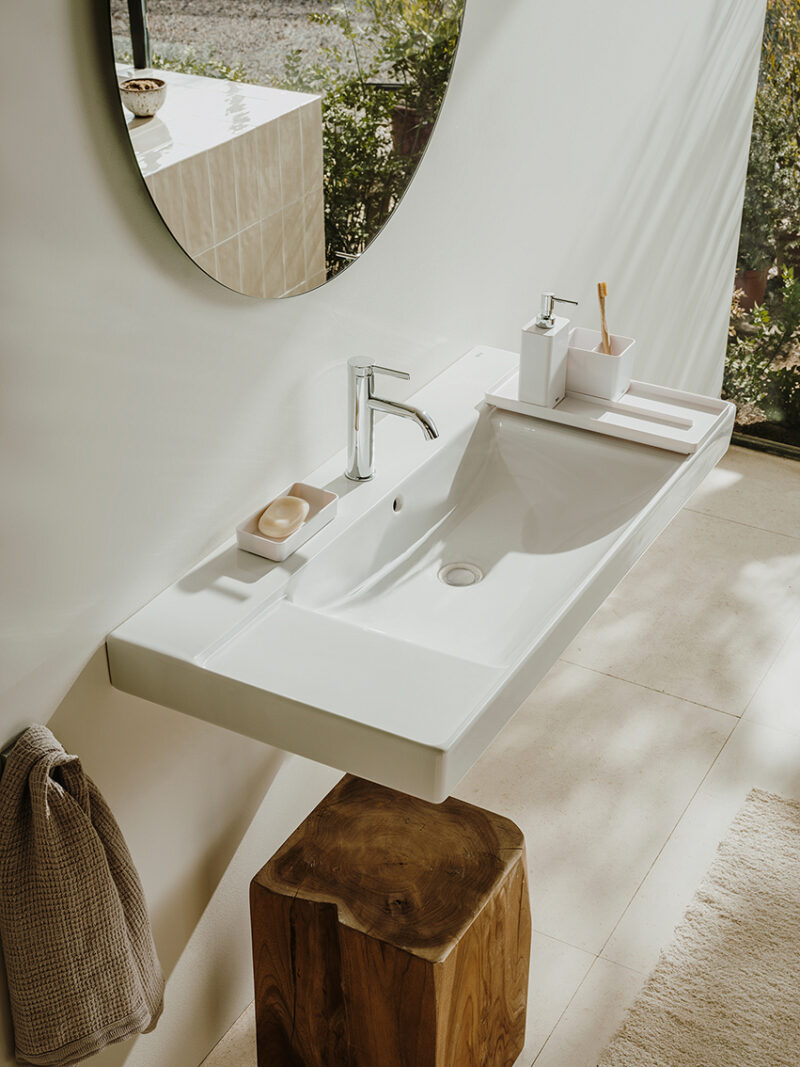 Diseño baño encimera moderna