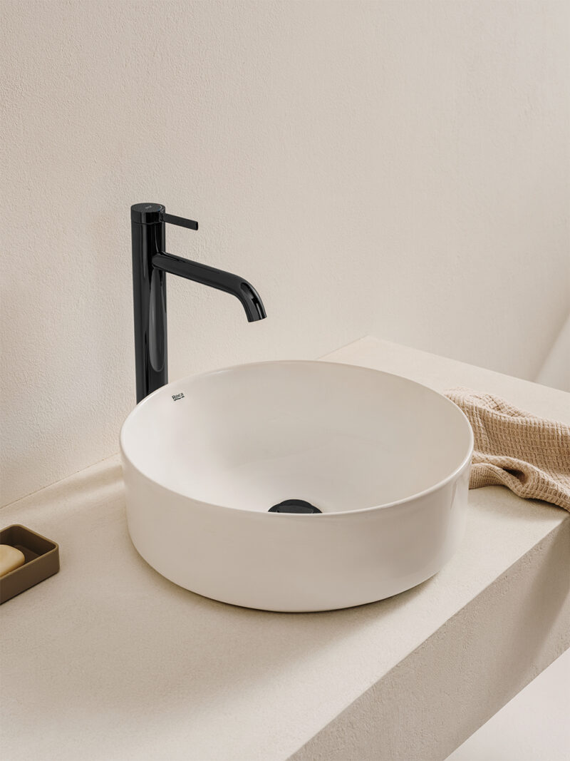 Diseño baño lavabo ovalado